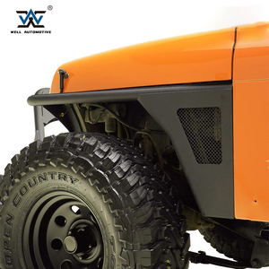 Guardabarros Delanteros Negros Modificados de Aluminio para Wrangler TJ 97-06, Piezas de Repuesto Todoterreno - Product Image 4