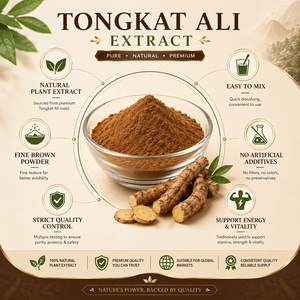 ผงสกัดรากตองกัตอาลี LongBio <span class=keywords><strong>Eurycoma</strong></span> <span class=keywords><strong>Longifolia</strong></span> 1% Eurycomanone เกรดอาหาร 100:1 ผลิตภัณฑ์ OEM แบบขายส่ง รับผลิตฉลากสินค้าส่วนตัว - Product Image 3