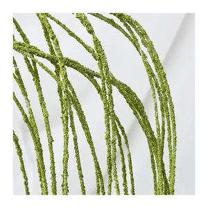 Un lingot d'or pend au-dessus du cœur d'un amoureux Fashional Home Decoration Artificial Hanging Leaf Seagrass Plastic Green Plant - Product Image 3