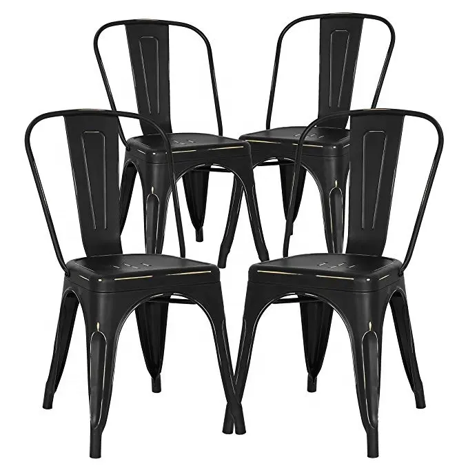 China NO.1 Tolix Chair Metal Dining Chair tolix Stackable Metal Chair Factory