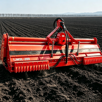 Cultivateur rotatif 1JMSL-280 économique pour la pulpe de riz, à attacher à un tracteur 3 points - DTNJ