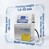 Imprimante jet d'encre numérique haute qualité Willita pour codage de date à petits caractères, moteur et engrenages électriques, pour impression haute vitesse sur verre