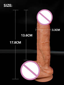 Sexspielzeug, Superweiche Verzögerung, Ejakulation, Realistischer Dildo für den Mann, Wiederverwendbare Dicke Silikon-Penis-Hülle, Verlängerung - Product Image 3