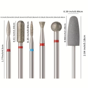 ネイルドリルビット専門生産ネイルドリルビットキットスポット製品ダイヤモンドドリルビット爪用 - Product Image 1