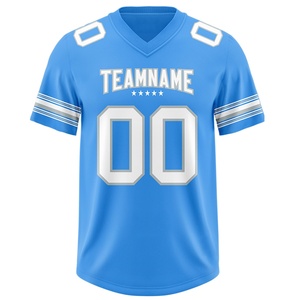 Customized 100% Cotton Knitted Football <b>Tshirts</b> for Men & Youth with Stitched Team Name Number Logo-Breathable - Product Image 3