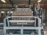 Machine à plateaux d'œufs en papier à double alvéoles rotative pour distributeur ou revendeur de produits en papier en carton d'œufs des Pays-Bas