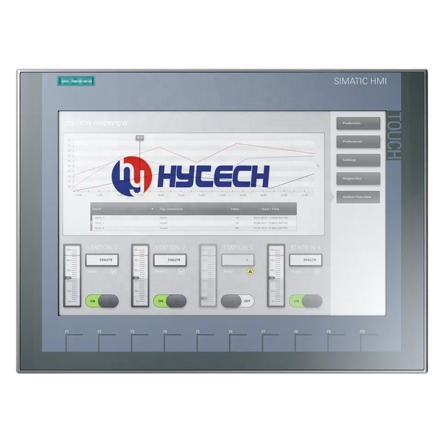 HYTECH Siemenss SIMATICS HMI 12 Inch TFT Display Key/touch Screen KTP1200 Basic DP Panel 6AV2123-2MA03-0AX0