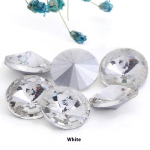 Accesorios para el Cabello con Cristales 3D en Forma de Diamante, Cristal de Rhinestone para Ropa, Pedido Mínimo de 100 Piezas, Punta Puntiaguda para Decoración de Cabeza - Product Image 5