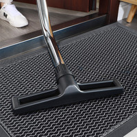 Tapis de porte moderne HM en maille élastique avec support en caoutchouc de 10 mm et surface en nylon, tapis extérieur antidérapant pour commandes OEM sous marque privée