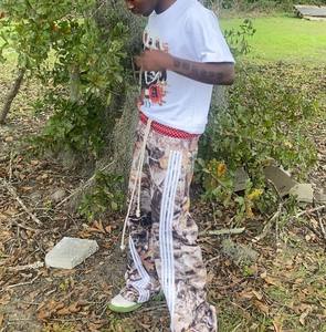 Celana kamuflase kustom 100% katun, celana olahraga pinggang ganda, celana kamuflase pohon asli cetak Digital kualitas tinggi - Product Image 3