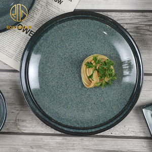 Assiette Moderne en Céramique Résistante à la Chaleur de 9 Pouces pour Pizza, Salade, Dessert – Vaisselle de Restaurant - Product Image 2