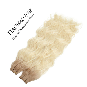 Estensioni per <span class=keywords><strong>capelli</strong></span> umani di qualità professionale, con trama Genius annodata a mano, punte spesse, invisibili in PU, senza cuciture, per produttori di <span class=keywords><strong>extension</strong></span>. - Product Image 2