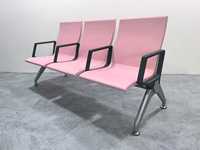 Banc d'attente en acier durable 3/4/5 places pour aéroport, hôpital, réception |   Sièges publics confortables
