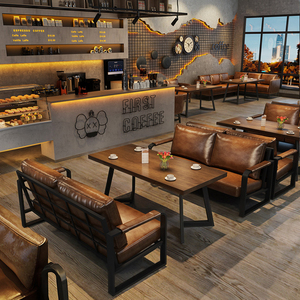 Ensemble de chaises de table en bois massif de style folklorique de café pour bar à vin et <span class=keywords><strong>restaurant</strong></span> de barbecue Style industriel clair pour le salon - Product Image 6