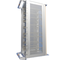 RDEKONO 19 Inch 3U Enclosure Kustom 3U 42TE 245mm Berlubang 1342-2451 Eurorack dengan Komponen Produsen