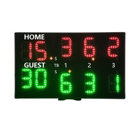 Tableau de score de tennis LED haute luminosité Mode entraînement quotidien et compteur de balle d'événement