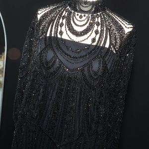 Vestidos <span class=keywords><strong>de</strong></span> <span class=keywords><strong>fiesta</strong></span> formales <span class=keywords><strong>de</strong></span> noche árabes desnudos con cuentas <span class=keywords><strong>de</strong></span> lujo con <span class=keywords><strong>chal</strong></span> - Product Image 5
