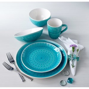 Juego <span class=keywords><strong>de</strong></span> <span class=keywords><strong>Vajilla</strong></span> <span class=keywords><strong>de</strong></span> <span class=keywords><strong>Porcelana</strong></span> Turquesa <span class=keywords><strong>de</strong></span> Lujo Tradicional <span class=keywords><strong>de</strong></span> Fábrica, <span class=keywords><strong>20</strong></span> <span class=keywords><strong>Piezas</strong></span>, Juego <span class=keywords><strong>de</strong></span> Cena <span class=keywords><strong>de</strong></span> Cerámica para 4 Personas - Product Image 5