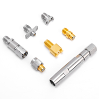 Adaptateur Connecteur RF Coaxial 2,92 mm 2.92-KFD, Connecteur K 40 GHz 50 Ohms Mâle-Femelle, Adaptateur Connecteur RF Micro-ondes de Précision