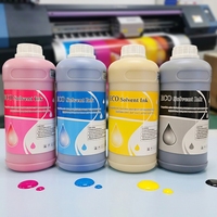 8 * 1000ML Tinta Eco Solvente para Impresoras de Gran Formato, Reemplazo para Cabezales de Impresión DX4 DX5 DX7 DX10 DX11 XP600 TX800