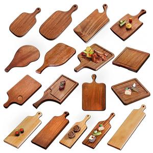 Vente en gros de mini planche à découper en bois d'acacia pour la charcuterie, les tapas et les fruits. - Product Image 1