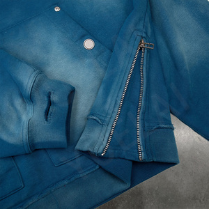 Chất Lượng Cao Thiết Kế Tùy Chỉnh Nặng 100% Bông Cá Tính Stud Đồ Họa Dài Tay Áo Áo Quá Khổ Áo Thun Hoodie - Product Image 5