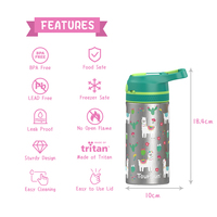 Botol Minum Termos Stainless Steel 320ml untuk Anak, Dapat Disublimasi