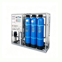 Système de traitement d'eau par osmose inverse industrielle RO 0,5T 1T 2T/H, machine à eau pure pour l'eau potable, pour l'usine de purification de l'eau