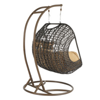 Ventes directes d'usine Double oeuf extérieur balançoire chaise Double oeuf balançoire chaise Double oeuf chaise