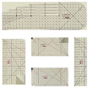 Juego de Reglas de Planchado de Alta Temperatura, 220 Grados <span class=keywords><strong>Celsius</strong></span>, Regla de Patchwork Hecha a Mano, Plancha Especial para Coser y Acolchar - Product Image 1