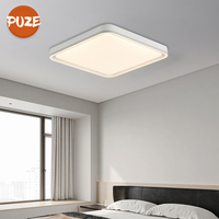 Plafonnier intelligent rectangle rond éclairage de décoration intérieure sans scintillement plafonniers LED montés en surface