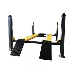 Elevador de vehículo grande de cuatro postes y 5 toneladas, elevador de rampa de 5000KG con Gato rodante <span class=keywords><strong>para</strong></span> <span class=keywords><strong>furgonetas</strong></span> grandes y elevadores de automóviles - Product Image 2