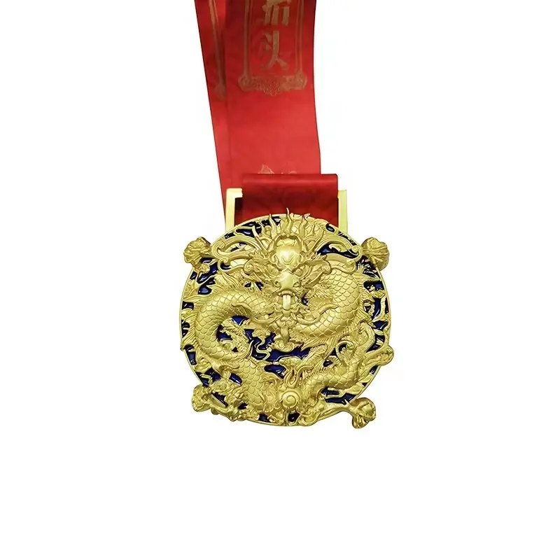 Hoge Kwaliteit Marathon Hardloopsport Medailles Metaal Aanpassen Medaille En Trofeeën