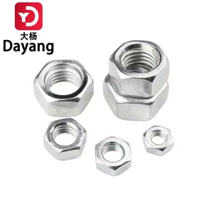 Lớp 8.8 kẽm tráng <span class=keywords><strong>Hex</strong></span> hạt carbon thép M3 chủ đề din934 chứng nhận cho các ứng dụng công nghiệp và khai thác mỏ-Hạt <span class=keywords><strong>Hex</strong></span> nặng - Product Image 2