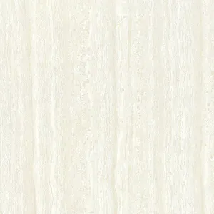 Hot Natural Travertine-Like High-End Decorative Hotel Lobby Mall Office Grain Travertine Series Polished Porcelain Tile