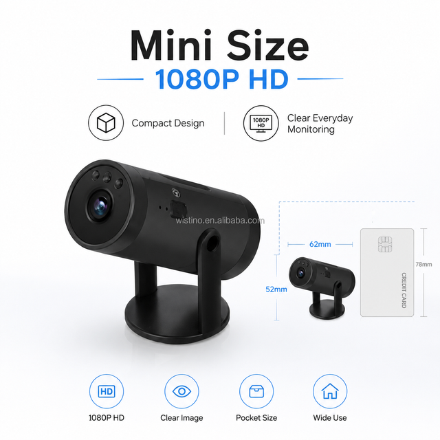 Wistino 1080P HD Mini Camera Wireless 2.4G WiFi 1100mAh Battery Security Camera for Home Indoor 1 Way Audio