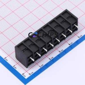 DBT50-6.35-8P-BK-P Barrier Terminal Block Through hole Component (THT),P=6.35mm Connector - Product Image 2