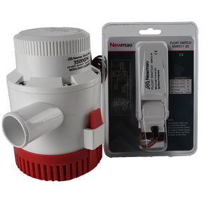 3500GPH 12V Qualità Eccezionale Piccolo Elettrica di Trasferimento Pompa di Sentina per Rivenditore Pompa Centrifuga Standard 5 - 10A 1-1/2 "(40 Mm) - Product Image 5