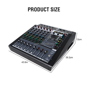 Gooermi DMT6 350W 6-Channel ses mikseri amplifikatör 99DSP 99& 99empedans Metal kabuk <span class=keywords><strong>W</strong></span>/ USB ile yankı Powered - Product Image 4