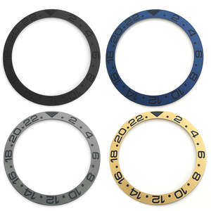 Matte SKX gốm <span class=keywords><strong>bezel</strong></span> chèn 38x30.6mm skx007 Đồng hồ thợ lặn phù hợp với 31.5x30.5mm Pha lê phụ kiện Mod Đồng hồ phần - Product Image 1