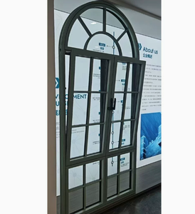 Portes et fenêtres françaises en aluminium à pont thermique, verre Low-E pour l'isolation et la conservation de la chaleur, à économie d'énergie - Product Image 2