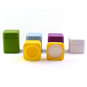 2Oz 3Oz 4Oz Bao Bì Hoa Khô Tùy Chỉnh Bề Mặt Hoàn Thiện <span class=keywords><strong>Glass</strong></span> Vuông <span class=keywords><strong>Jar</strong></span> Container Với Cr Nhựa Vít Nắp - Product Image 4