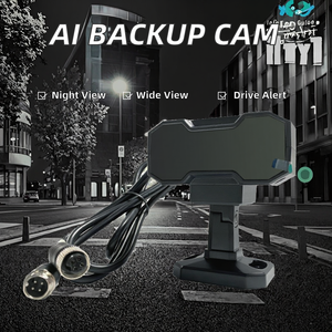 Caméra de surveillance conducteur IA 1080P HD DMS grand angle avec reconnaissance faciale et <span class=keywords><strong>d</strong></span>étection de fumée et <span class=keywords><strong>d</strong></span>'utilisation de téléphone pour flotte de camions - Product Image 2