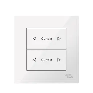 ARTDNA electrical sockets Factory Hot Selling wall switch-2 Gang Curtain Switch for Electric Motor switches