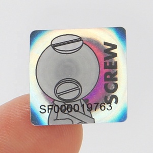 Tùy Chỉnh In Ấn Số Sê-ri Nhãn Màu Logo Nhãn Không Thấm Nước Hologram Nhãn Vuông - Product Image 3