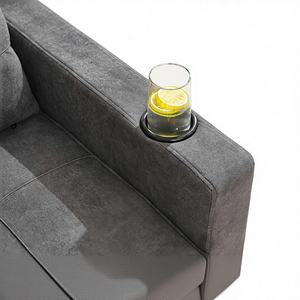 Canapé-<span class=keywords><strong>lit</strong></span> moderne 1 place, pliable, gain de place, structure <span class=keywords><strong>en</strong></span> bois massif et acier inoxydable, écologique, pour appartement, chambre, hôtel - Product Image 5