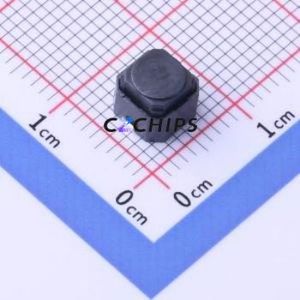 TC-0031-E H5.0 Tactile Switch SMD Switch Single Pole Single Throw Round Button Vertical Mount 6mm - Product Image 1