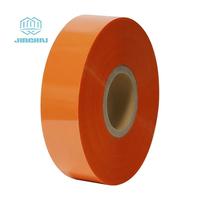 Pabrik Asli Bahan Jumbo Roll untuk Plester Perban Film PE Pita Medis Warna Oranye PE untuk Plester Pertolongan Pertama