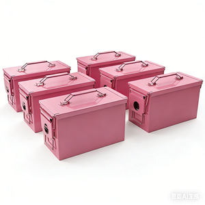 Boîte à munitions en métal M19A1 .30 Cal, étanche et ignifuge, avec serrure, options multicolores - Product Image 3