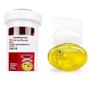 หลอดไฟ LED T10 COB 2 ชิ้นพลาสติกสำหรับเปลี่ยนไฟภายในรถยนต์ - Product Image 1